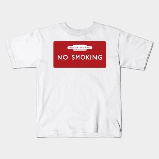 BR No Smoking Sign Kids T-Shirt